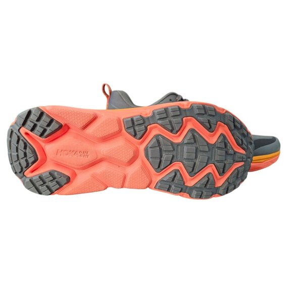 Hoka One One Challenger ATR 6 Trail Running Shoes Mens 11B Gray/Orange Mesh Ligh - Picture 5 of 8